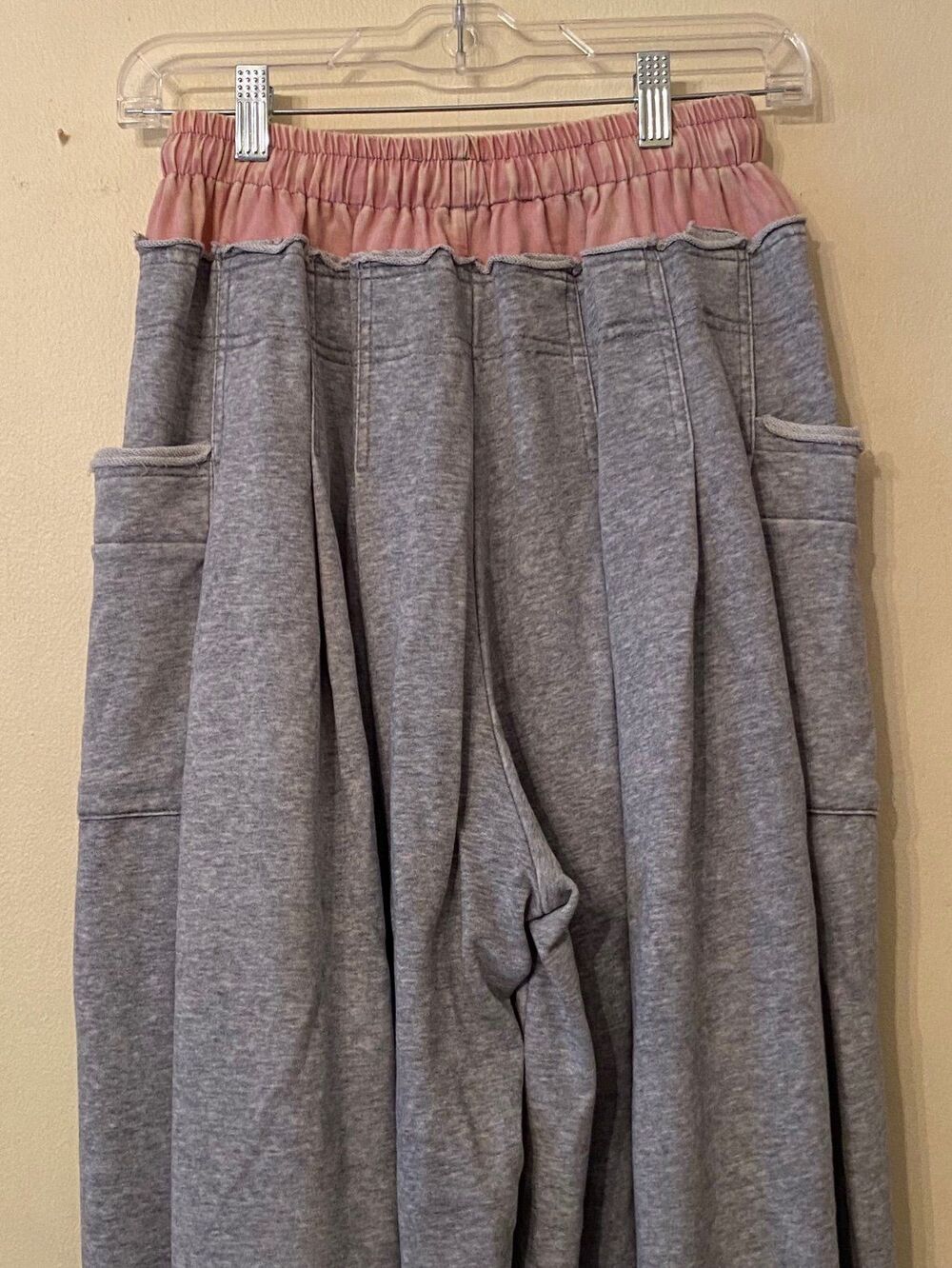 Oli & Hali pants OLI HALI sweatpants casual grey sweats womens sz small wide leg - Picture 5 of 12